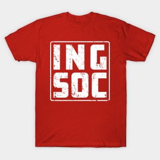 INGSOC: Faded Glory (white) T-Shirt